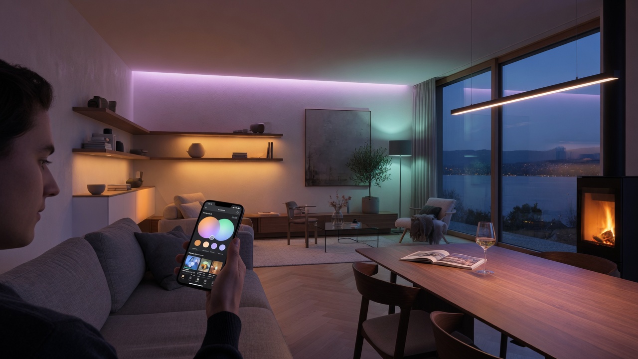 Smart-Home-Licht: Beleuchtung per App steuern und dimmen